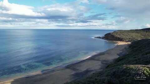 Bells Beach Torquay before the storm 26 May 2022 by drone