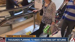 Thousands planning to make Christmas gift returns