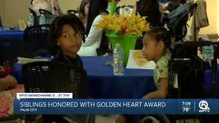 Golden Heart awards honor siblings of children with special needs