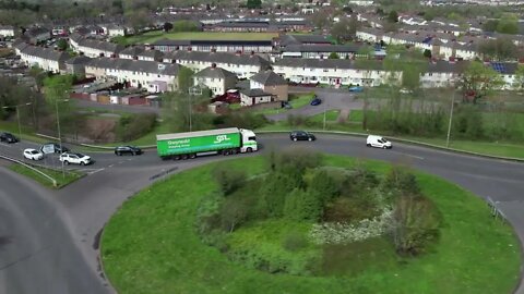 MAN Truck Gwynedd Shipping on Newport Ring Road