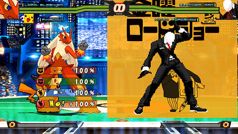 MUGEN - Lord Blaziken & Pikachu vs. Slenderman & Kinyo Roadshow - Download