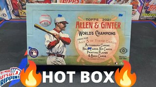 🚨New Release🚨 2021 Topps Allen & Ginter Hobby Box Rip & Review 🔥HOT BOX🔥