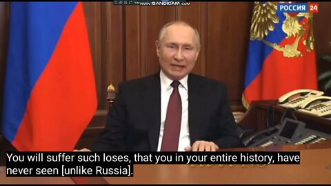 Russia's surrender??? Putin. The Russian Bear