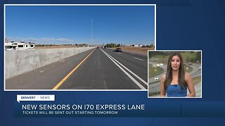 New sensors on I-70 express lane