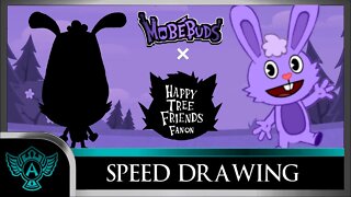 Speed Drawing: Happy Tree Friends Fanon - Aygo | Mobebuds Style