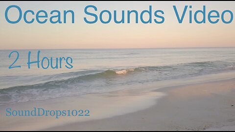 Get Refreshed With A Nap From 2 Hours Of Ocean Sounds Video