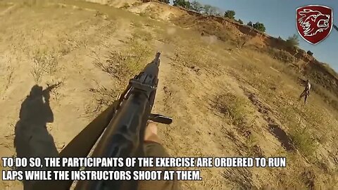 Crazy Ukrainian Instructors Shoot At Their Students To Prepare Them For Russian Invasion