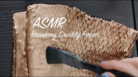 ASMR Brushing Crinkly Paper | Gentle Crinkles for relaxed Sleep | (No Talking)