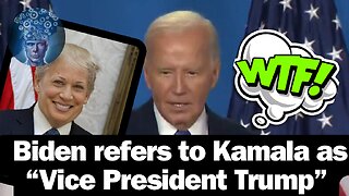 Biden refers to Kamala as “Vice President Trump”