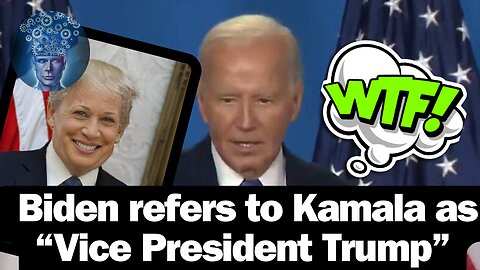 Biden refers to Kamala as “Vice President Trump”