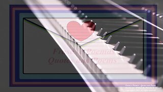 Piano, guitar and electric guitar, My heart beats in love for you! [Poetry] [Quotes and Poems]