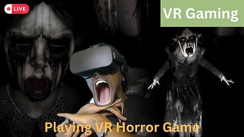 "VR Horror Fun: Mom's Hilarious Overreaction to a Scary Virtual Reality Game"