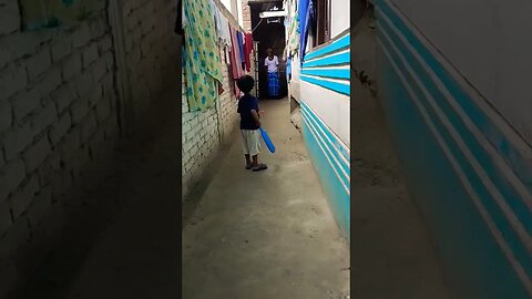 Playing cricket with grandfather #funnybaby #baby #viralreels #viralboys #reels #trending