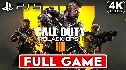 Walkthrough for CALL OF DUTY BLACK OPS 4 Gameplay - Full game PS5