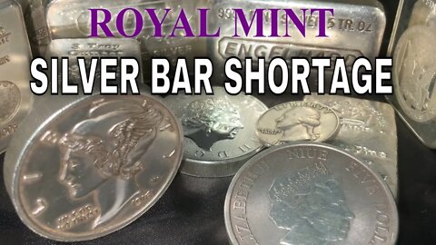 ALERT: Royal Mint Runs Out Of Silver Bar Products