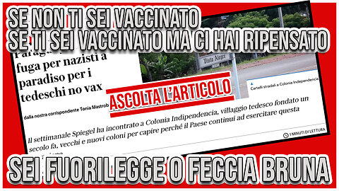 Vaccinato o Non Vaccinato non c’è pietà per nessuno