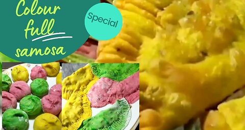 Samosa recipe|Colourful Samosa recipe| Potato samosa|Crispy Samosa|Baba food| made by Neena