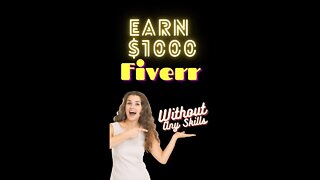 Earn Money On Fiverr Without Any Skills #shorts #YouWantWeReview