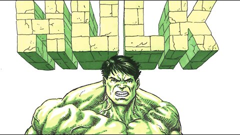 Time Lapse Drawing: Hulk