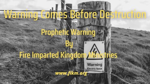 Warning Comes Before Destruction: Part 2 | Revelation 6:6 | Matthew 24:38-39 | (Final Warning)