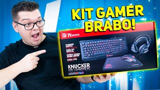 KIT GAMER KNUCKER TT SPORTS 4 em 1 | UNBOXING E TESTES!