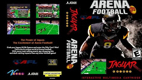 UNRELEASED PROTOTYPE: Arena Football '95 for the Atari Jaguar - Demo Footage / Lots of Crashes
