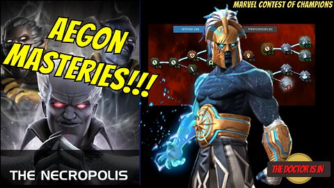 The Best Mastery Build For Necropolis Aegon in MCOC