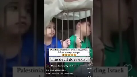 Hamas is holding Jewish babies hostage in cages 🤯🤯😭😭💔💔