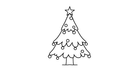 Como Desenhar uma Árvore de Natal Passo a Passo