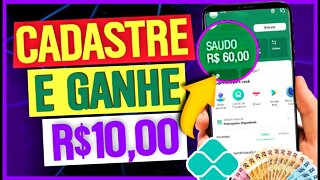 [URGENTE] Cadastre e Ganhe R$10,00, APLICATIVO PRA GANHAR DINHEIRO 2022