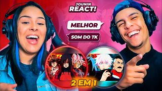 2 EM 1 | TK Raps - Eu Sou um Deus 1 e 2 | [React Rap Nerd] 🔥