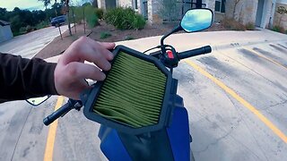 Replacing my Honda CB300R air filter