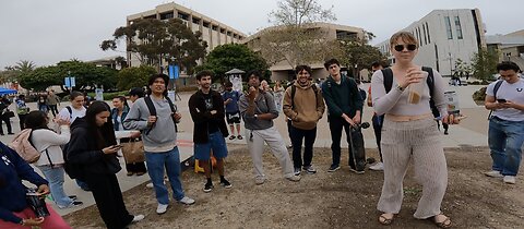 UC Santa Barbara: Lengthy Conversation w/ A Searching Student, Muslims Show Up For Round 3 & Accuse Me Of Hate Speech, I Rebuke A Woman Who Fails To Prove Her Point & Just Cusses Me Out, I Prove the Bible True, I Expose Islam, Preaching Jesus!