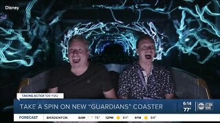 Take a spin on the 'Guardians of the Galaxy: Cosmic Rewind' coaster at EPCOT