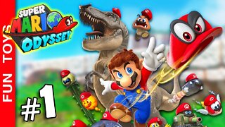 🔴 Super Mario Odyssey #1 - O início da nossa Aventura neste jogo INCRÍVEL do Nintendo Switch! 🤠