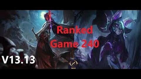 Ranked Game 240 Yone Vs Vex Mid League Of Legends V13.13