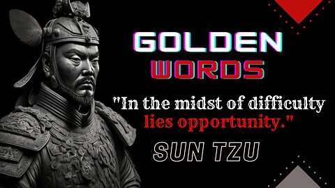 In The Midst Of Difficulty Lines Opportunity By Sun Tzu