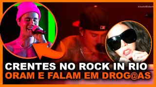 Justin Bieber faz oração pelo Brasil e evangeliza multidão do Rock in Rio: "Ele é o nosso salvador!"