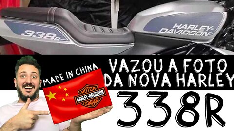 Vazou a foto da NOVA HARLEY CHINESA, a 338R