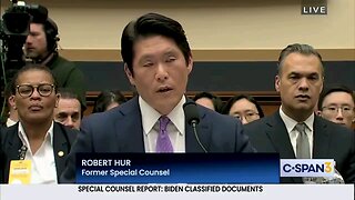 🔴 JUST IN - Special counsel Robert Hur testifies: