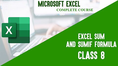 Microsoft Excel Hindi Urdu tutorials | Use of SUM formula in Ms excel - class 8 | Technical Buddy