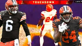 BIG RUN Nick Chubb 70+ Yards for the TD #Madden20 #Browns #NickChubb #BigPlays