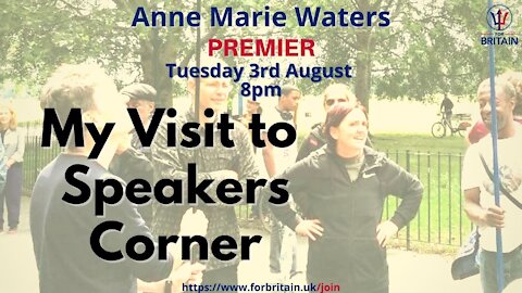 Anne Marie Waters at Speakers Corner