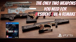 The only two weapons you need in RE4 remake Teaser Trailer!!