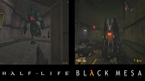 Half Life Vs Black Mesa Short (Power up)