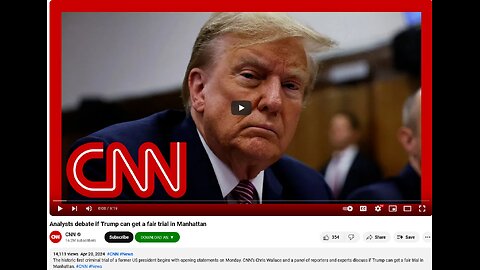 CNN: Analysts debate if Trump can get a fair trial in Manhattan