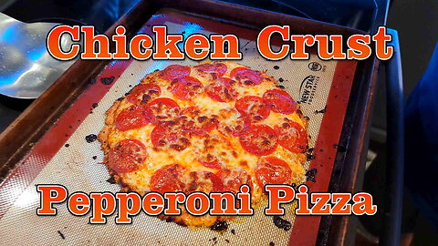 Chicken Crust Pepperoni Pizza