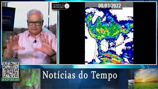 Previsão de chuva intensa no norte e no sul do Brasil. Seco em SP