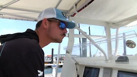 Charter fishing captain with cerebral palsy becomes crowd favorite