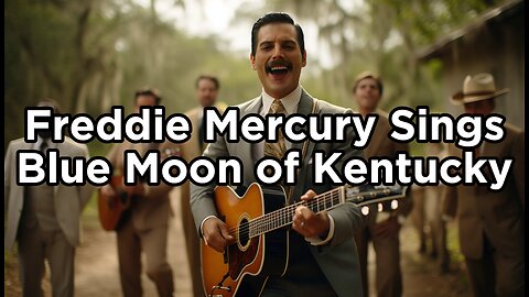 Freddie Mercury - Blue Moon of Kentucky (AI Cover)